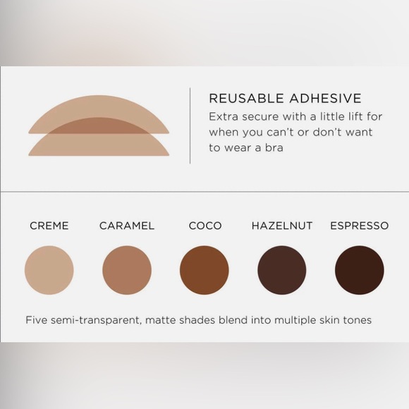 2 Pack Medical Grade Sticky Adhesive Silicon Coco Nipple Cover Petals Pasties - Picture 3 of 7